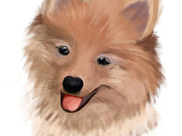 小狗狗~~~画着玩~~~