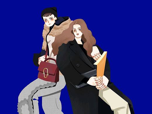 街拍插畫練習(xí)（個人主頁-ZNTA1NzU4NDg=） - 創(chuàng)作習(xí)作 - 站酷設(shè)計師JqWu原創(chuàng)素材 - 站酷ZCOOL