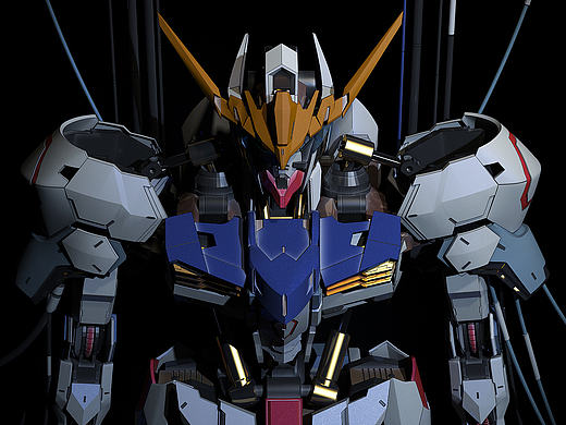 Hi-Resolution gundam barbatos plus
