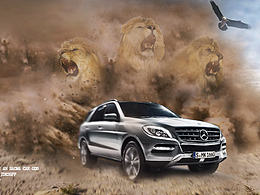 奔馳汽車海報
