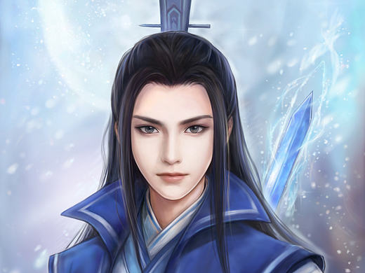 仙剑奇侠传 慕容紫英（个人主页-ZMjEwMTA0NzY=） - 游戏原画 - 站酷设计师圣熙sensi原创素材 - 站酷ZCOOL