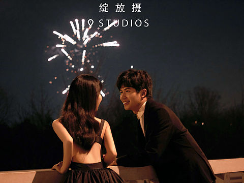 夜景婚纱照 | 星光与烟火