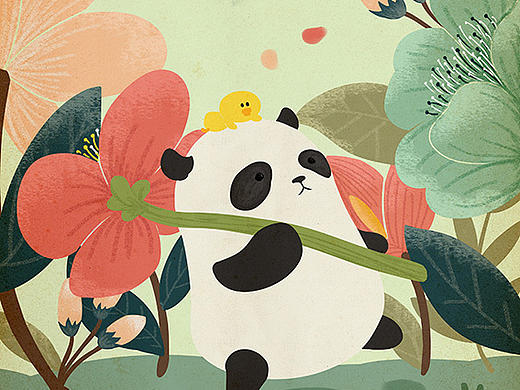 四季熊+小肥象（个人主页-ZMTkzNDI4MDg=） - 商业插画 - 站酷设计师硬核糖SEN原创素材 - 站酷ZCOOL