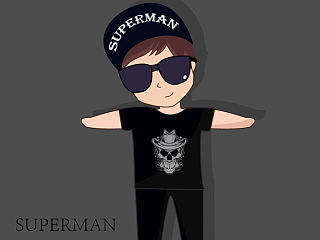 AI自画像——Q版superman（源文件附上）