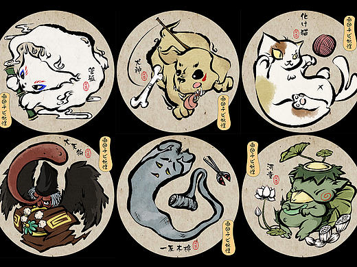 百鬼夜行Q版日本妖怪系列（一）