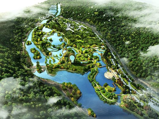 东江湖湿地景观概念规划