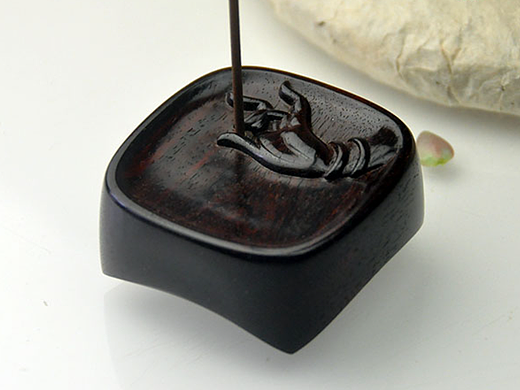 顽木作品《佛手捻香手把香炉》