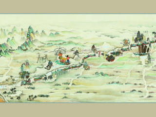 京杭大运河沿岸风情图（个人主页-ZNzQ1Nzc4OA==） - 商业插画 - 站酷设计师dz3184原创素材 - 站酷ZCOOL