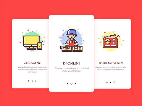 音乐电台app redesign