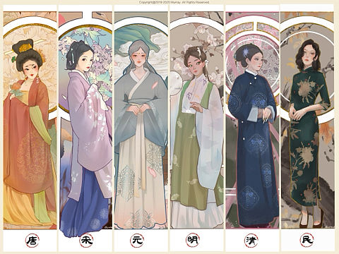 <<国风卡牌插画设计—之致敬穆夏>>