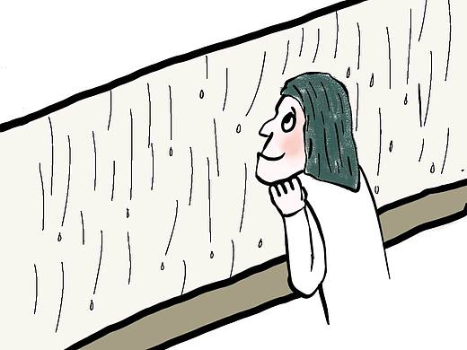 原创漫画：这雨白下了