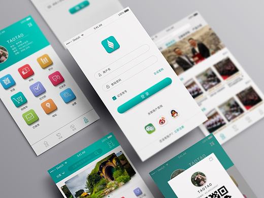 移动设备/ 手机APP界面 UI 效果案例  