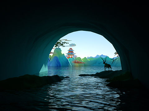 清新氛围场景（个人主页-ZNDg5NTI2NDg=） - 绘画 - 站酷设计师Rickychin原创素材 - 站酷ZCOOL