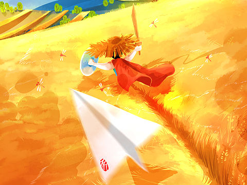 稻香（個(gè)人主頁(yè)-ZMjY4MDY0NTI=） - 藝術(shù)插畫(huà) - 站酷設(shè)計(jì)師無(wú)嶺崖憶原創(chuàng)素材 - 站酷ZCOOL