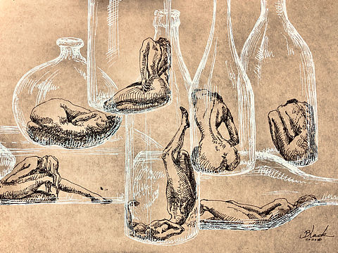 隔离（个人主页-ZNDQyODI5ODg=） - 绘画 - 站酷设计师小臭黑原创素材 - 站酷ZCOOL