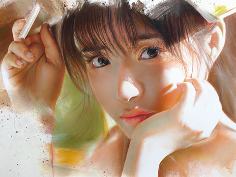 彩铅《那天午后》