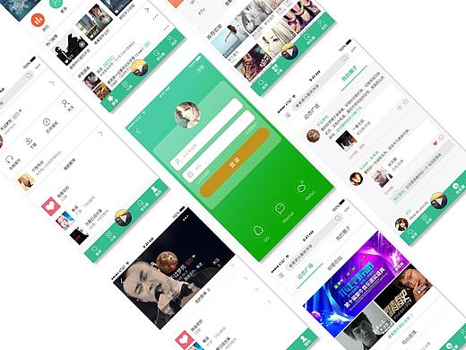 音乐APP（个人主页-ZMjA2NDE5NDg=） - APP界面 - 站酷设计师所望皆梦原创素材 - 站酷ZCOOL