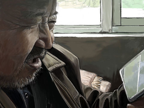 人物写实《我的爷爷》（个人主页-ZNDM3NDIzMTI=） - 其他 - 站酷设计师李穆远原创素材 - 站酷ZCOOL