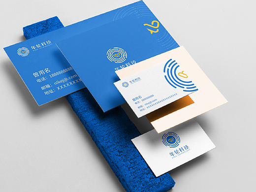 年轮科技公司logo&vis设计