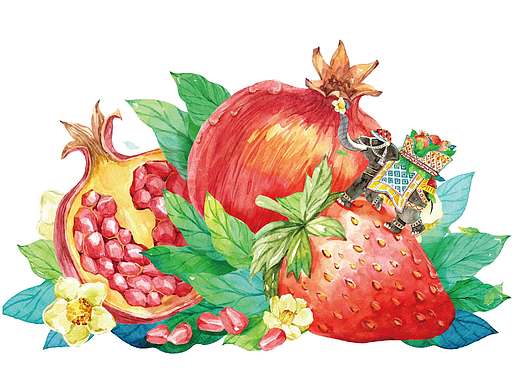 SEVEN茶叶 水彩插画包装