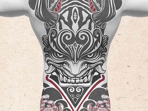 tattoo（個人主頁-ZNDk4NTY5MDQ=） - 繪畫 - 站酷設計師TOHOINK原創(chuàng)素材 - 站酷ZCOOL