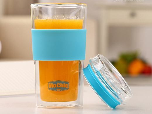 双层玻璃杯MoChic咖啡杯