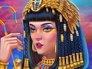 游戏原画-埃及艳后（个人主页-ZNDc4NzIwNzI=） - 游戏原画 - 站酷设计师Condi_汪汪原创素材 - 站酷ZCOOL