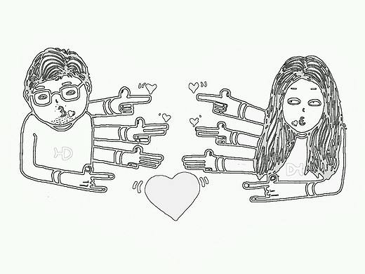 我們（個人主頁-ZMjEwMzYyMDQ=） - 藝術插畫 - 站酷設計師DCLAHWM原創(chuàng)素材 - 站酷ZCOOL