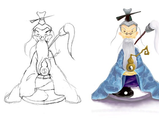 道士动漫-单幅漫画371032年前《我想成为你的孩子》动漫-短篇/格漫