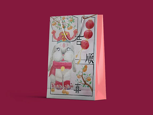 卯兔新年（個(gè)人主頁(yè)-ZNjM2ODM4ODg=） - 商業(yè)插畫 - 站酷設(shè)計(jì)師柳暗花明又一春原創(chuàng)素材 - 站酷ZCOOL