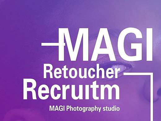 一组摄影招聘广告