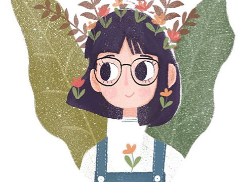 长翅膀的小女孩