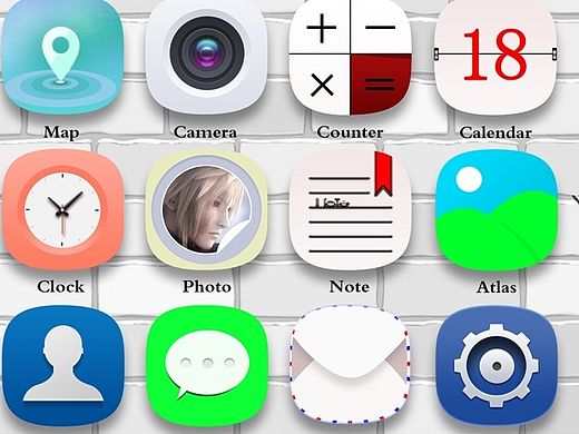 临摹 Icon（个人主页-ZMTQ0MTk5MTY=） - 图标 - 站酷设计师花优雅原创素材 - 站酷ZCOOL
