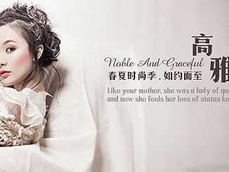 banner 婚纱 高雅