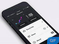 CITY GUIDES APP 动效图[GIF]