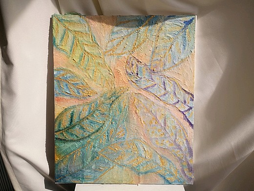 用卫生纸做副装饰画,这也太简单了吧