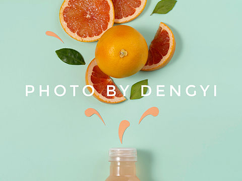 缤纷多彩的果汁