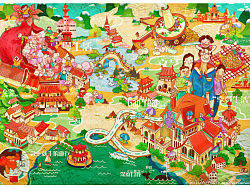 说走就走的旅行—CHINA “Gap year”（个人主页-ZMzA5OTkwMA==） - 商业插画 - 站酷设计师LULULUhe原创素材 - 站酷ZCOOL