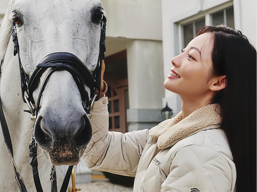   JND模特 | 秀媛 身骑白马的少女