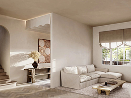 家装案例赏析——278㎡侘寂风，舒适自然的乡村风格