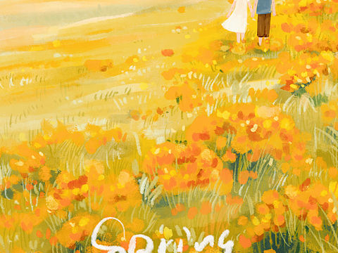 春（个人主页-ZNDM2NjY0NDA=） - 创作习作 - 站酷设计师豆一刀art原创素材 - 站酷ZCOOL