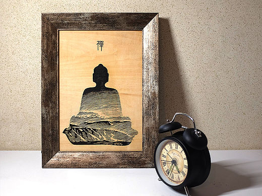 木刻画试验品No.3