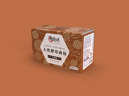 天然酵母面包包装设计