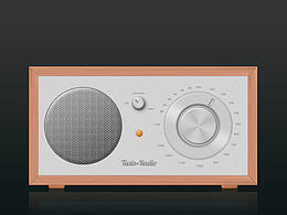 金屬質(zhì)感的收音機(jī)界面