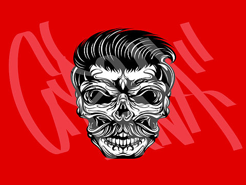 骷髏（個人主頁-ZNDcyODk0NDg=） - 商業(yè)插畫 - 站酷設(shè)計師插畫師GRENA原創(chuàng)素材 - 站酷ZCOOL