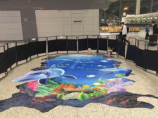 墙绘油画3D系列