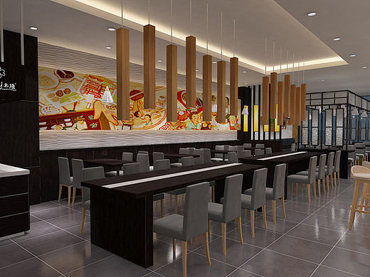 LUCKY米线 店铺装修设计