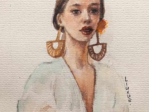 水彩人物（个人主页-ZNTMzMDg2NDg=） - 创作习作 - 站酷设计师雨山雪儿原创素材 - 站酷ZCOOL