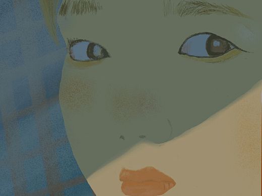 忧郁的日本女孩（个人主页-ZNDE3OTA5NDA=） - 商业插画 - 站酷设计师陈咸鱼66原创素材 - 站酷ZCOOL