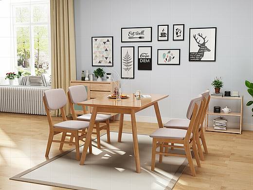 北欧实木系列之餐桌